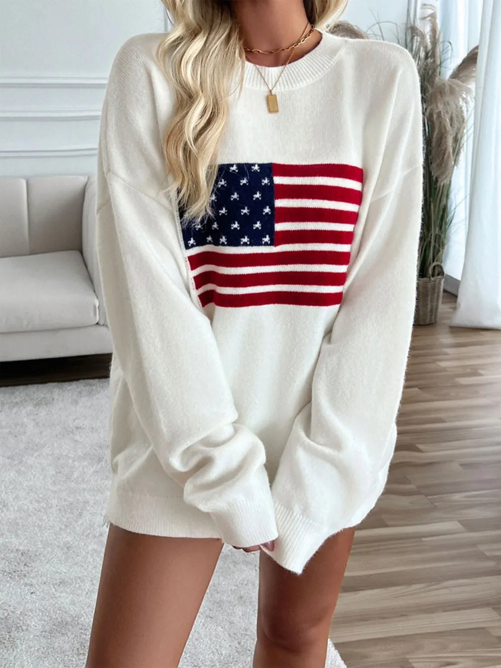The Flag Knit Top