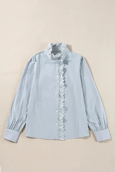 Winnie Mock Neck Long Sleeve Shirt