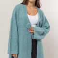 Rosie Lee Longline Slit Sweater Cardigan
