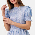 Nantucket Nights Puff Sleeves Blouse Top