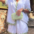 Freya Trim Top and Shorts Set