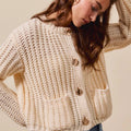Burnt Sugar Sweater Cardigan