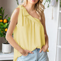 Bow to Bow One-Shoulder Blouse