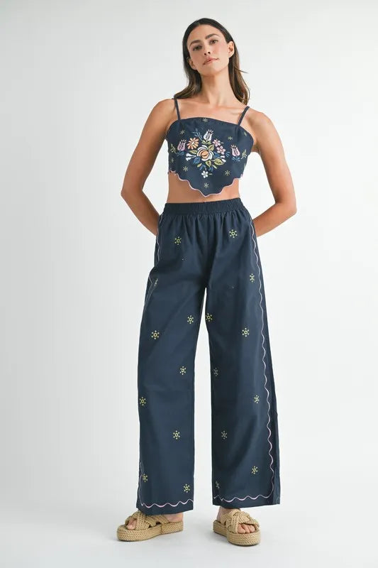 The Chelsea Scarf Top and Pants Set